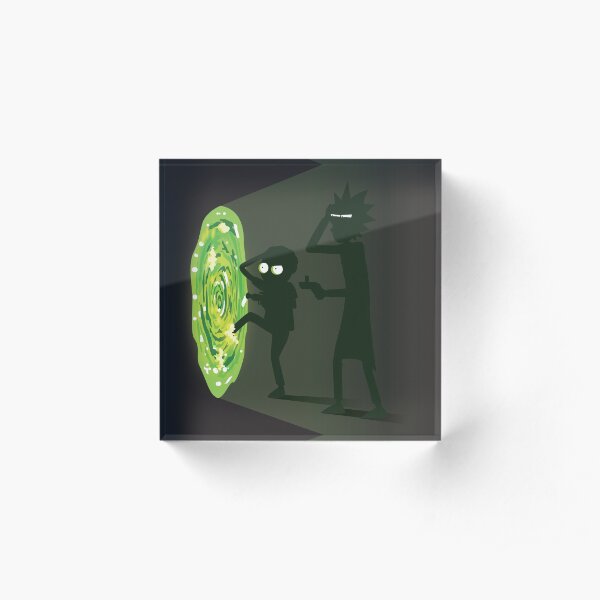 Rick and Morty - Portal Travel Acrylic Block