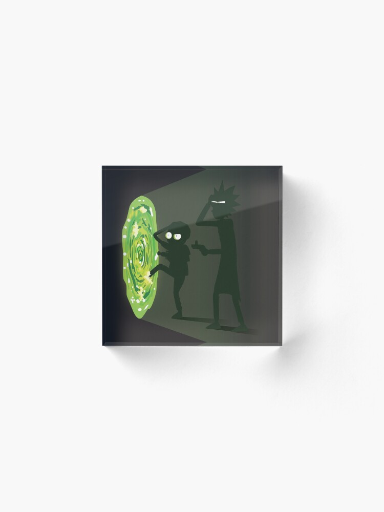Alternate view of Rick and Morty - Portal Travel Acrylic Block