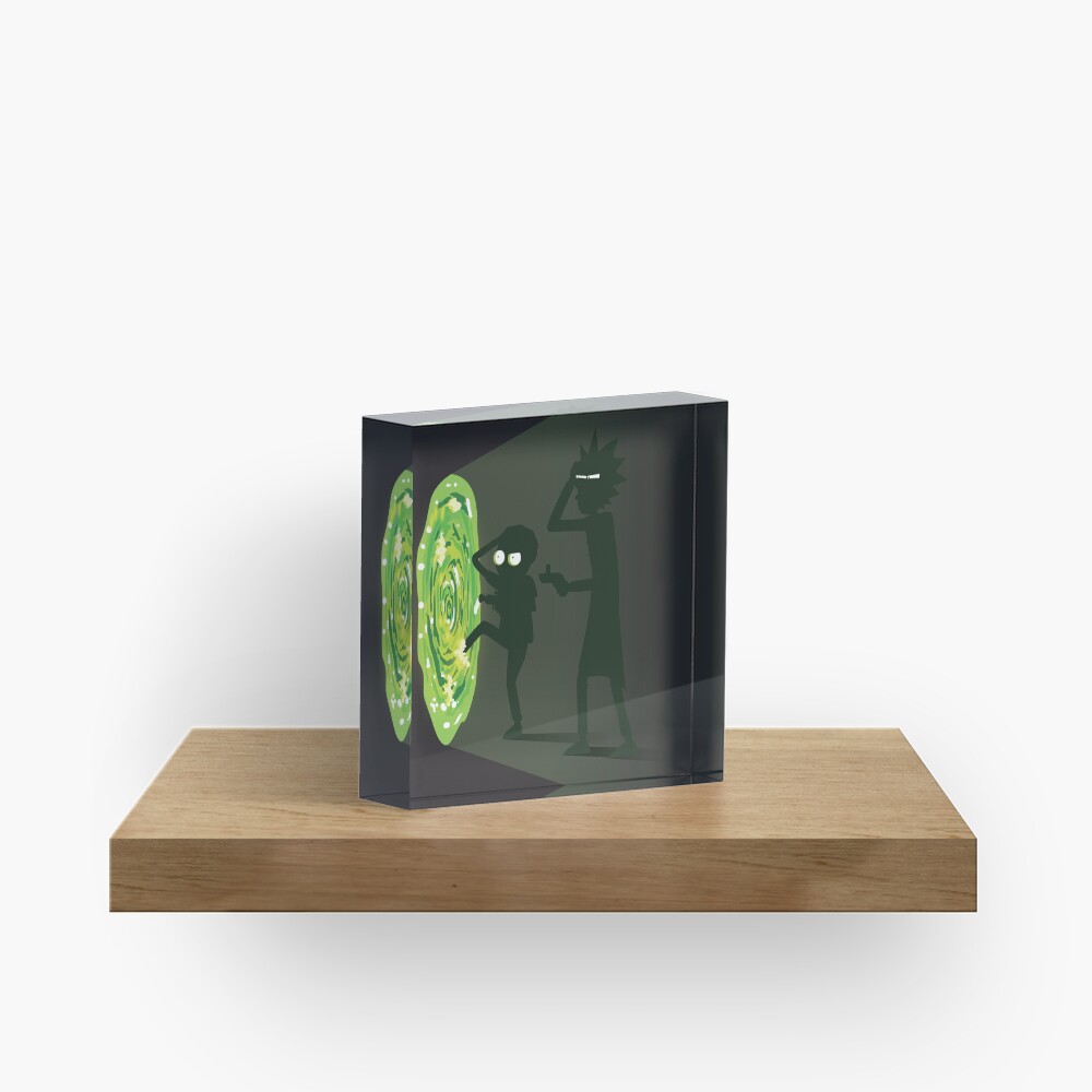 Rick and Morty - Portal Travel Acrylic Block