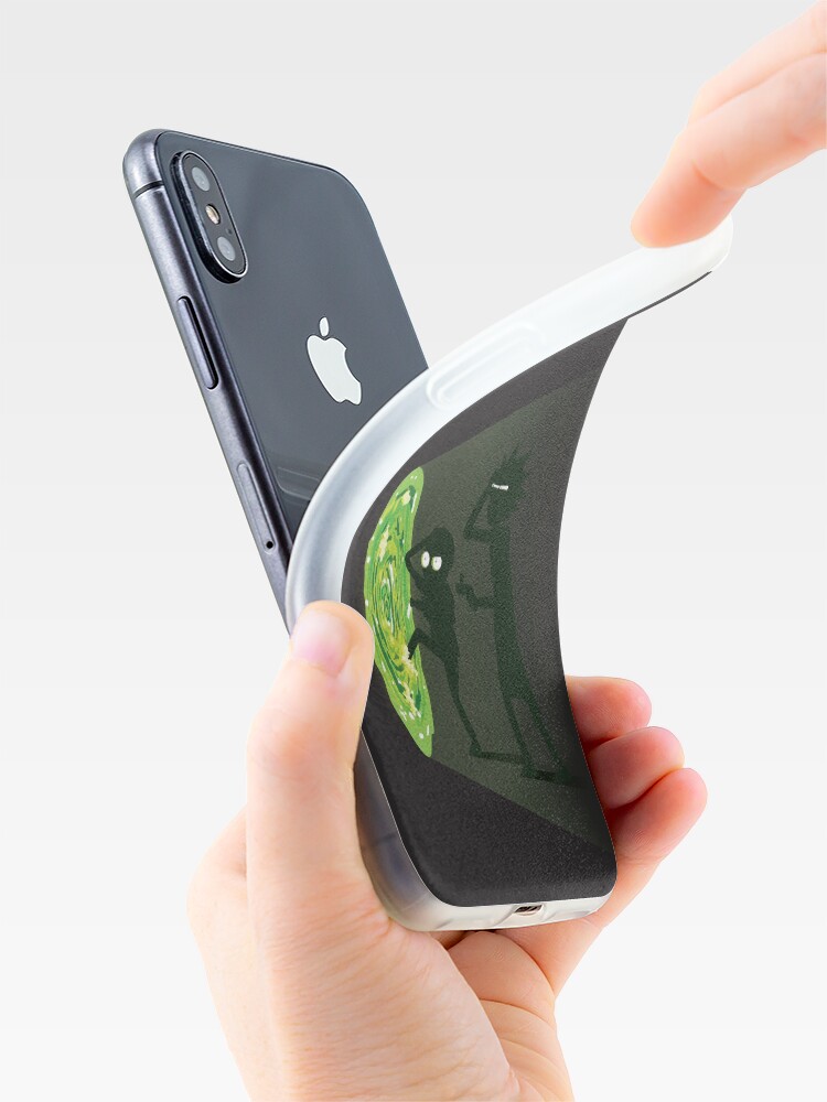 Alternate view of Rick and Morty - Portal Travel iPhone Case
