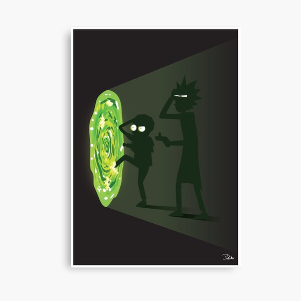 Rick and Morty - Portal Travel Canvas Print