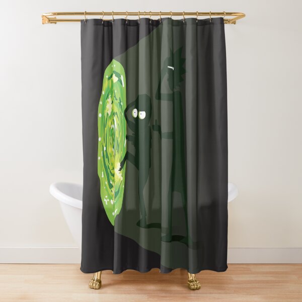 Rick and Morty - Portal Travel Shower Curtain