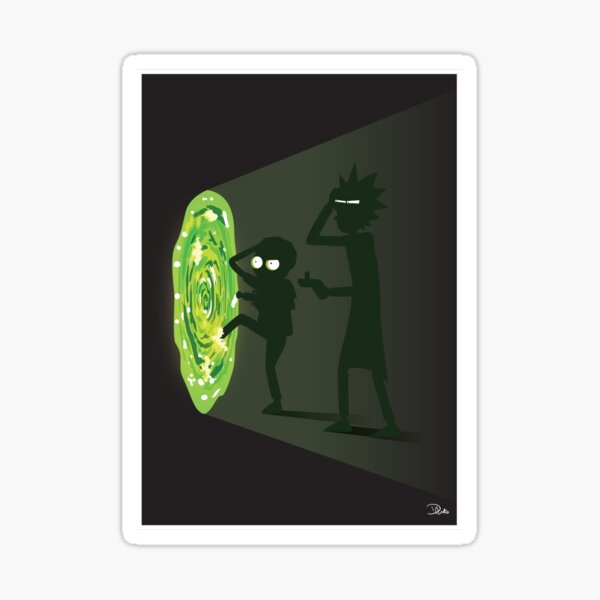 Rick and Morty - Portal Travel Sticker