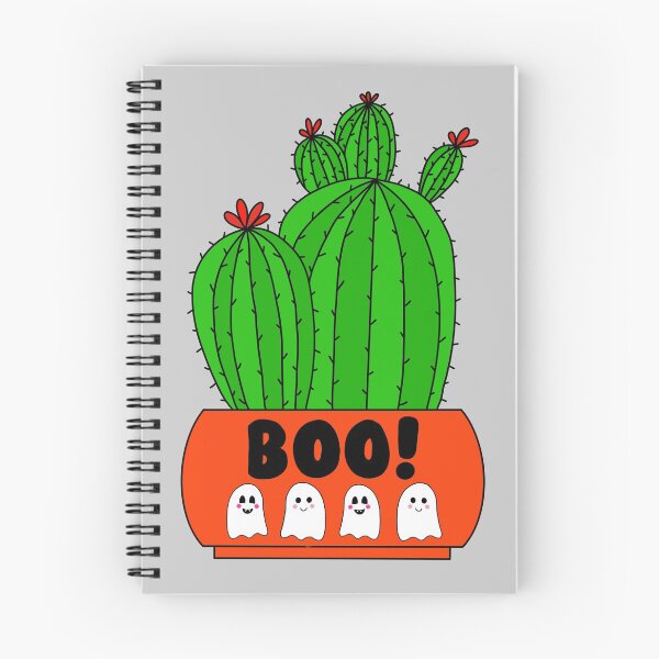 Item preview, Cute Cactus Design #176: Cacti In Halloween Ghosts Pot designed and sold by DreamCactus.