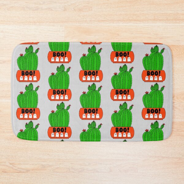 Item preview, Cute Cactus Design #176: Cacti In Halloween Ghosts Pot designed and sold by DreamCactus.