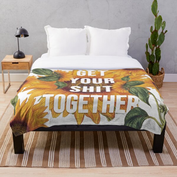 Item preview, Get your shit together sunflowers  designed and sold by bohoDecor.