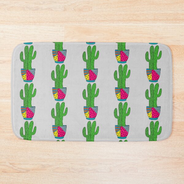 Item preview, Cute Cactus Design #178: Saguaro Cacti In Funky Pot designed and sold by DreamCactus.