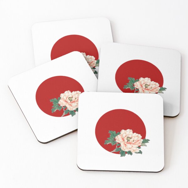 Item preview, Japanese Flag - Pink Rose designed and sold by weavernap.