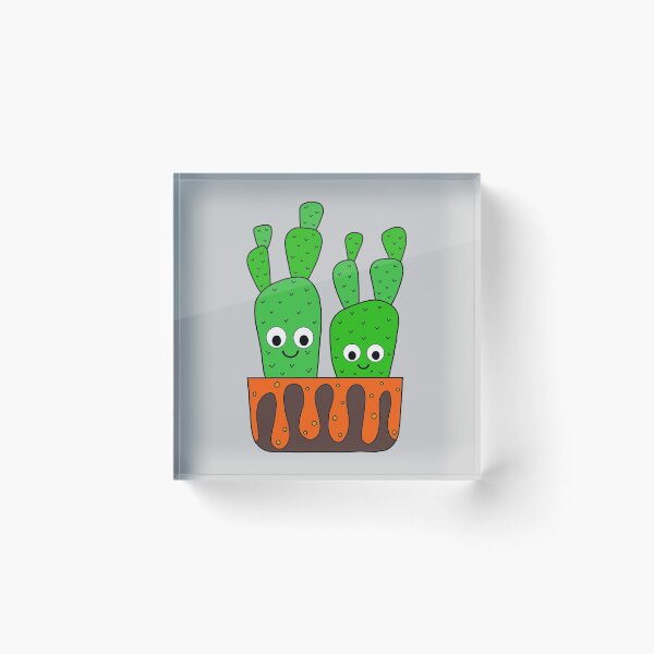 Artikelvorschau, Cute Cactus Design #180: Cacti In Lava Plant Box entworfen und verkauft von DreamCactus.