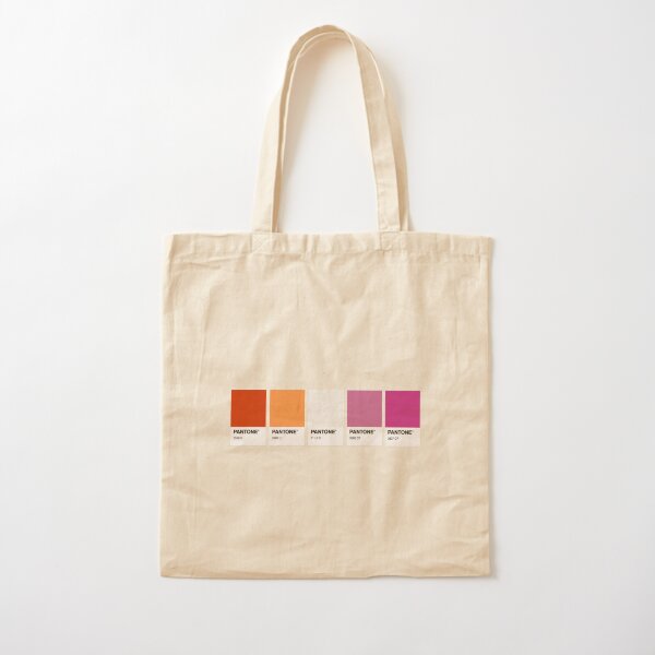 pantone lesbian Cotton Tote Bag
