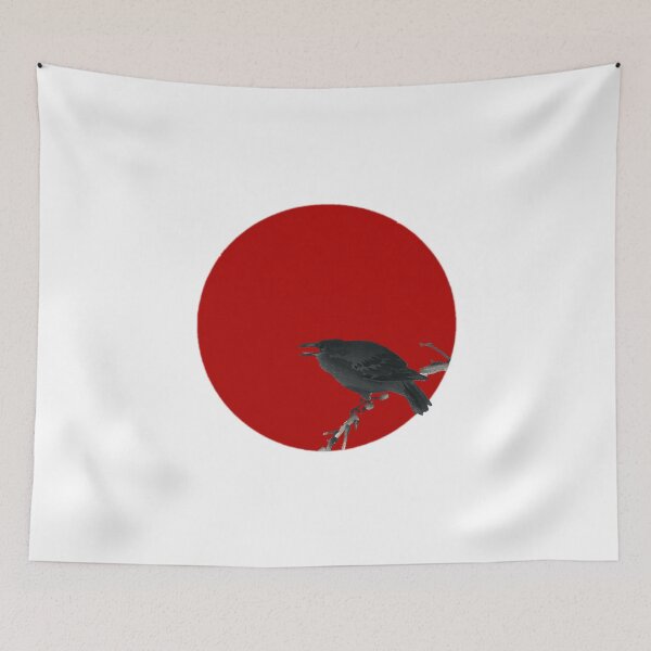 Item preview, Japanese Flag - Crow designed and sold by weavernap.