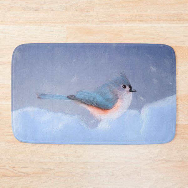 Item preview, Tufted Titmouse Painting - Cute Original Bird Art designed and sold by alpendesigns.