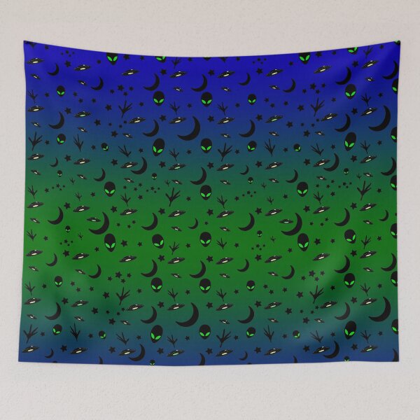Item preview, Alien Themed Pattern designed and sold by Gravityx9.
