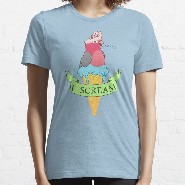 I scream Ice cream Galah Cockatoo Essential T-Shirt
