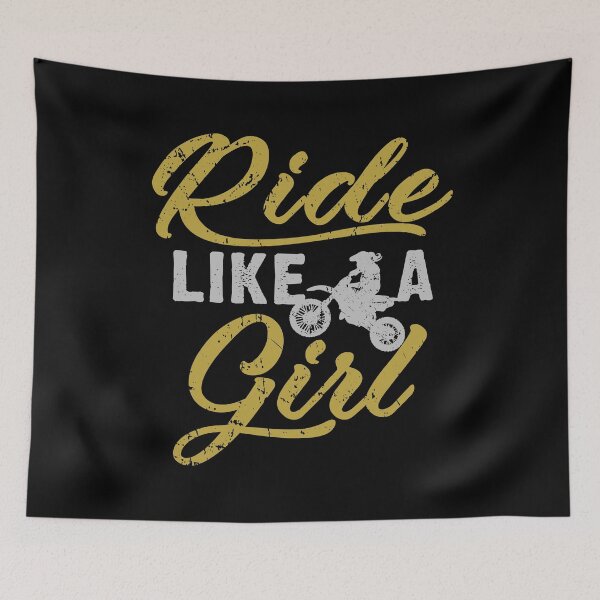 Item preview, Ride Like A Girl Dirt Bike Motocross design designed and sold by sabertronics.