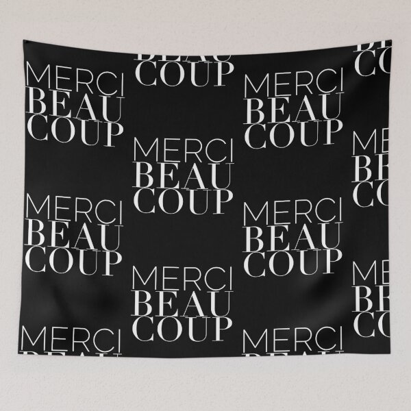 Item preview, Merci Beaucoup, French, Language, Francais, Learn, Teacher, Travel, Europe, France, Gift, designed and sold by amilli.