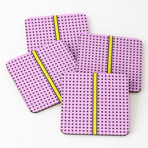 Item preview, Pink with Black Dots and Yellow Center Stripe designed and sold by Greenbaby.