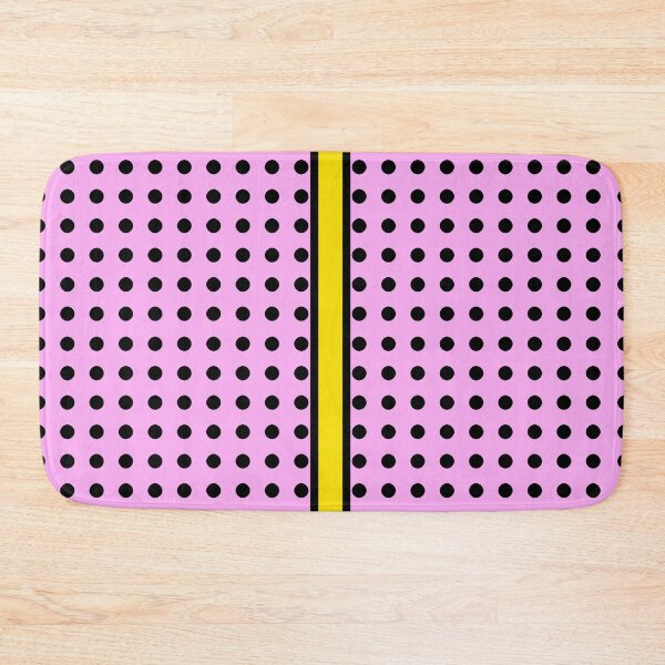 Item preview, Pink with Black Dots and Yellow Center Stripe designed and sold by Greenbaby.