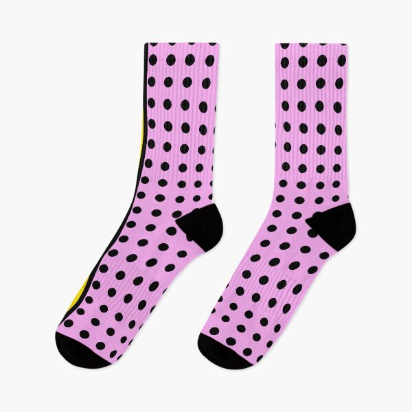 Item preview, Pink with Black Dots and Yellow Center Stripe designed and sold by Greenbaby.