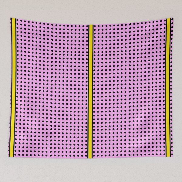 Item preview, Pink with Black Dots and Yellow Center Stripe designed and sold by Greenbaby.