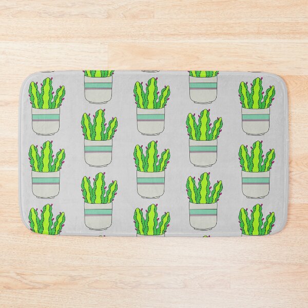 Item preview, Cute Cactus Design #201: Flowering Succulent In Shabby Chic Pot designed and sold by DreamCactus.