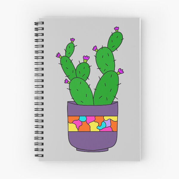 Artikelvorschau, Cute Cactus Design #202: Pretty Cacti Bunch In Lovely Purple Pot entworfen und verkauft von DreamCactus.
