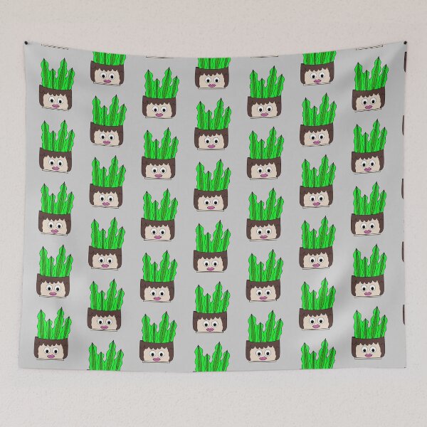 Item preview, Cute Cactus Design #203: Succulent In Pretty Girl Pot designed and sold by DreamCactus.