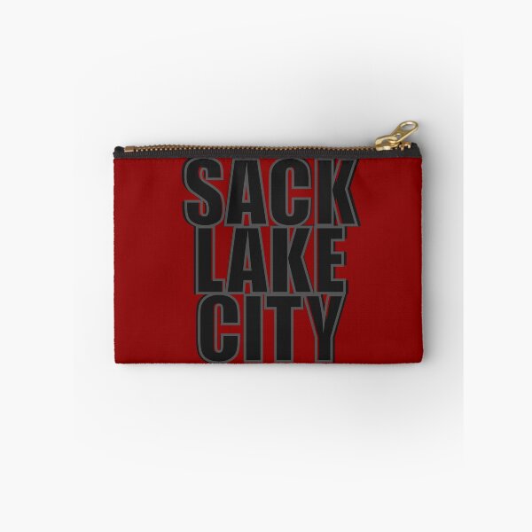 Item preview,   Sack Lake City Black and Grey on red designed and sold by SaltCitySage.