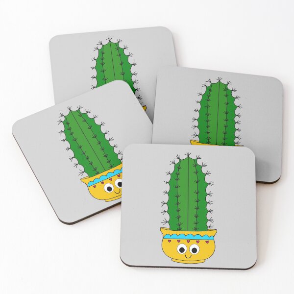 Artikelvorschau, Cute Cactus Design #206: Spiky Cactus In Pretty Bright Pot entworfen und verkauft von DreamCactus.