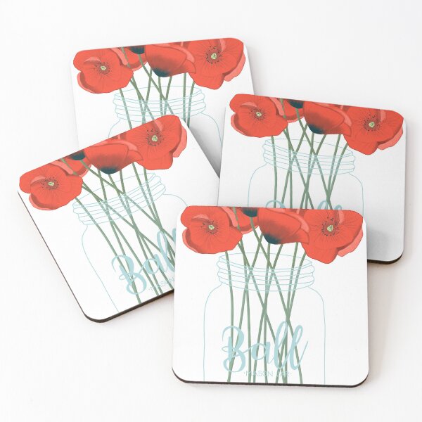 Item preview, Jar of Poppies designed and sold by annielinnart.