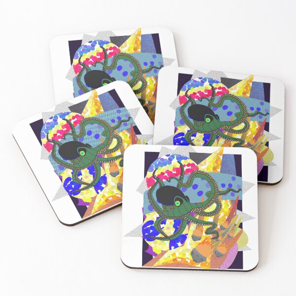 Item preview, Super colorful Space Octopus designed and sold by Zachary Ellingson.