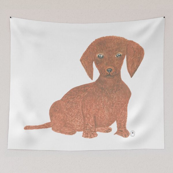 Item preview, "Daffodil" the Dachshund Puppy designed and sold by MaryClick.