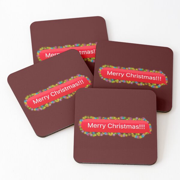 Item preview, Merry Christmas Chat Message with Christmas Lights (Celebration Message) designed and sold by plumpjose.