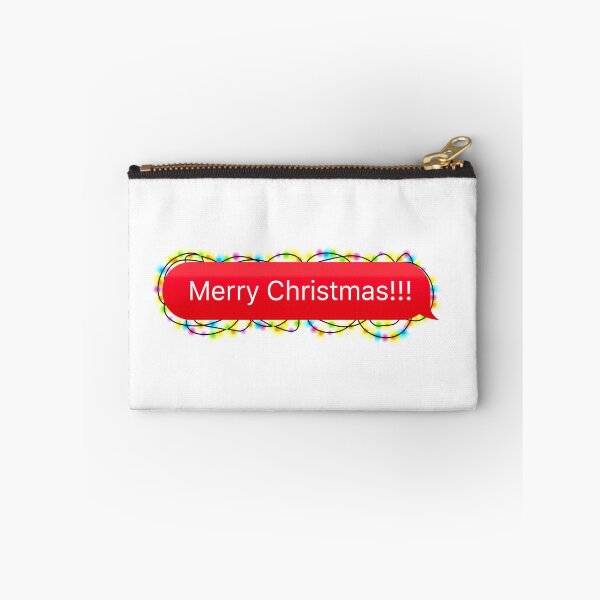 Item preview, Merry Christmas Chat Bubble with Christmas Lights (Celebration Message) designed and sold by plumpjose.
