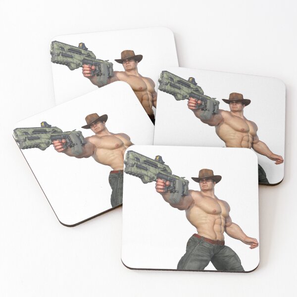 Item preview, Futuristic cowboy hunk designed and sold by 3D-Warrior.