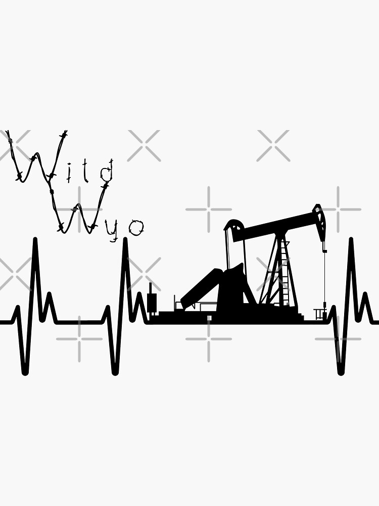 "PumpJack" Sticker by mrcope Redbubble