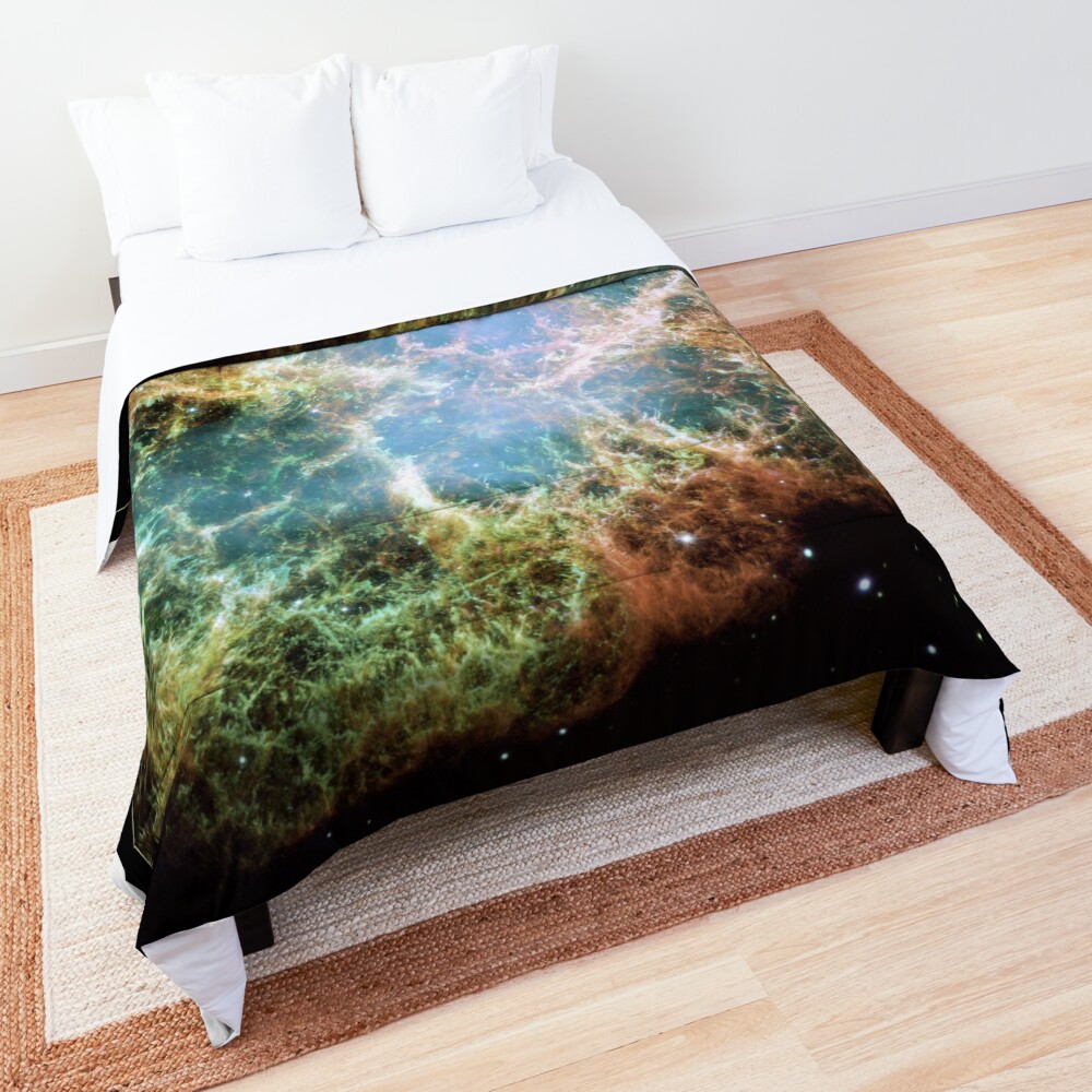 NASA Hubble Space Telescope Poster - The Crab Nebula Comforter