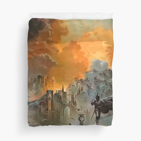 The Shadow of the Torturer - Vintage Sci-Fi Art Duvet Cover