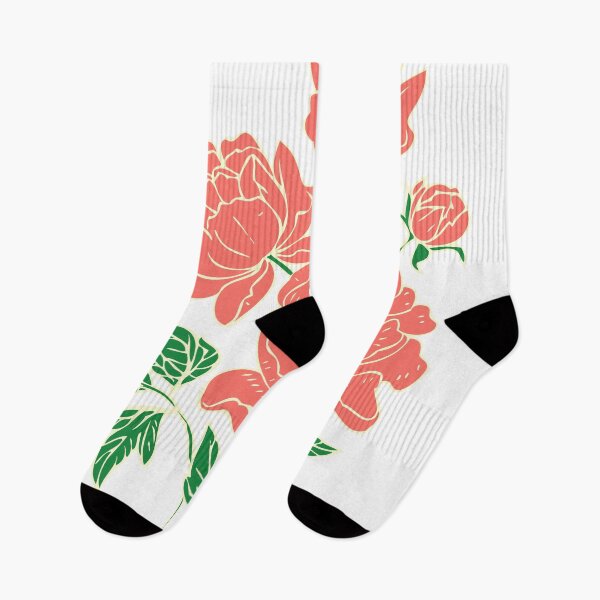 Item preview, Living Coral Peonies designed and sold by Rockett Graphics.