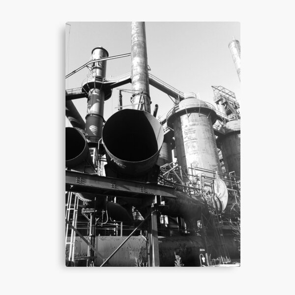 Steel Stacks Bethlehem Metal Print