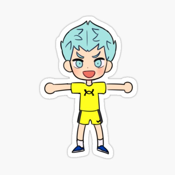 all neon short king caspar Sticker