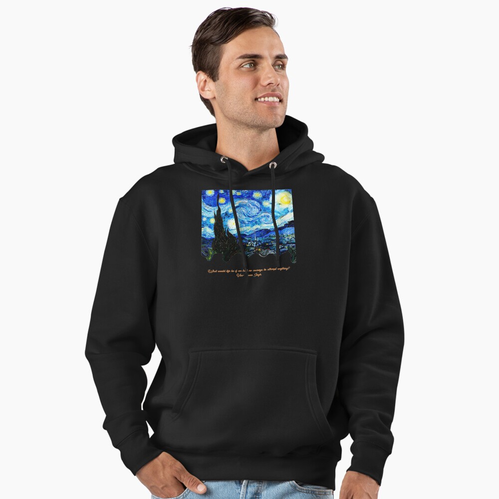 Van Gogh Starry Night: One Design, On Everything — Pullover Hoodie