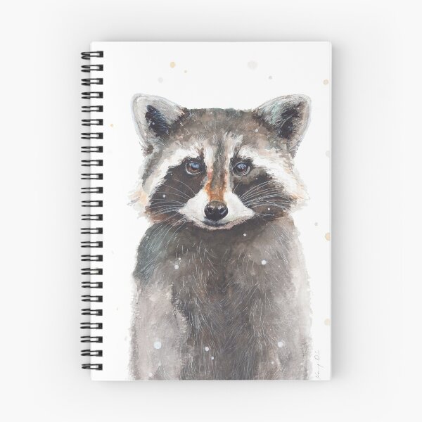 Item preview, Racoon portrait designed and sold by DoraKorenyPaintings.