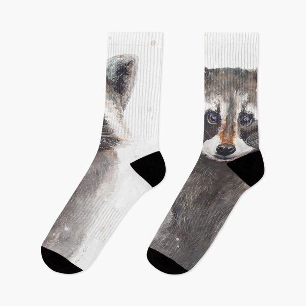 Item preview, Racoon portrait designed and sold by DoraKorenyPaintings.