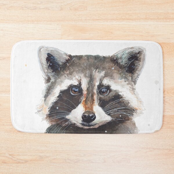 Item preview, Racoon portrait designed and sold by DoraKorenyPaintings.