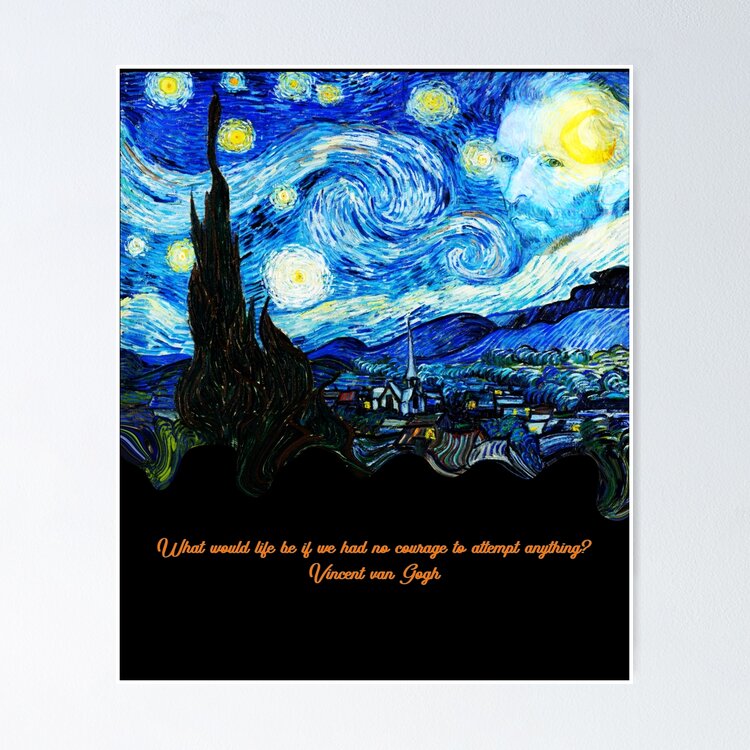 Van Gogh Starry Night: One Design, On Everything — Poster