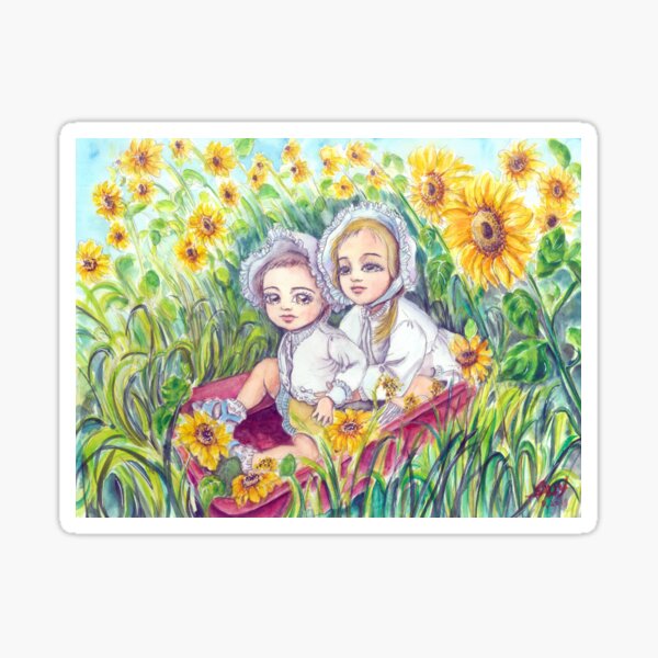Dream of sunflower Sticker