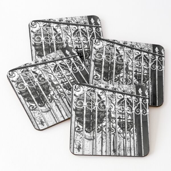 Item preview, Cemetery Mausoleum Fleur-de-Lis Gate designed and sold by mamamur.
