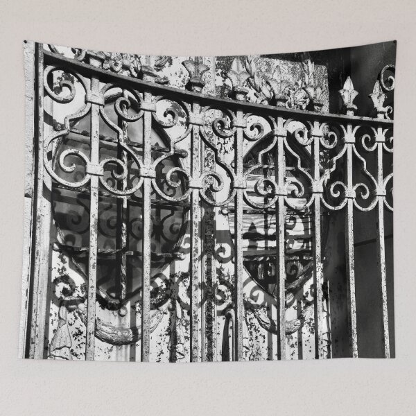 Item preview, Cemetery Mausoleum Fleur-de-Lis Gate designed and sold by mamamur.