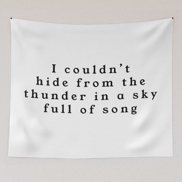 Item preview, Hide from the Thunder designed and sold by kpccrafty.